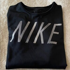 Nike Black Long Sleeve Dri-Fit -Girls